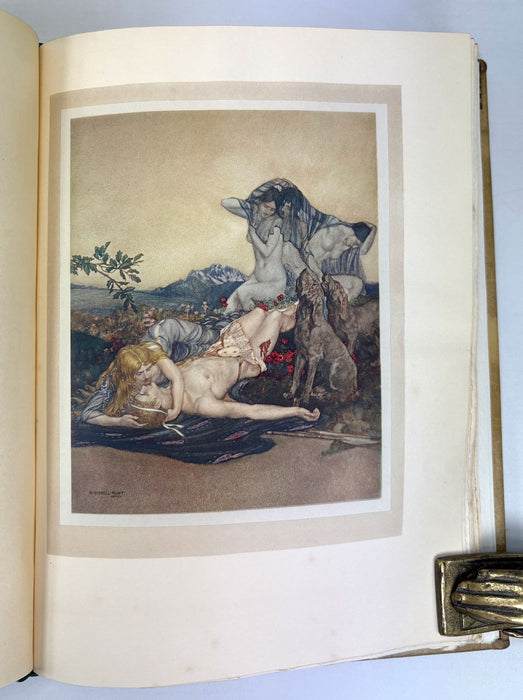 The Idyls of Theocritus; With Bion & Moschus. Translated by Andrew Lang. Illustrated by W. Russell Flint, Medici Society, 1922 limited edition in luxury custom binding