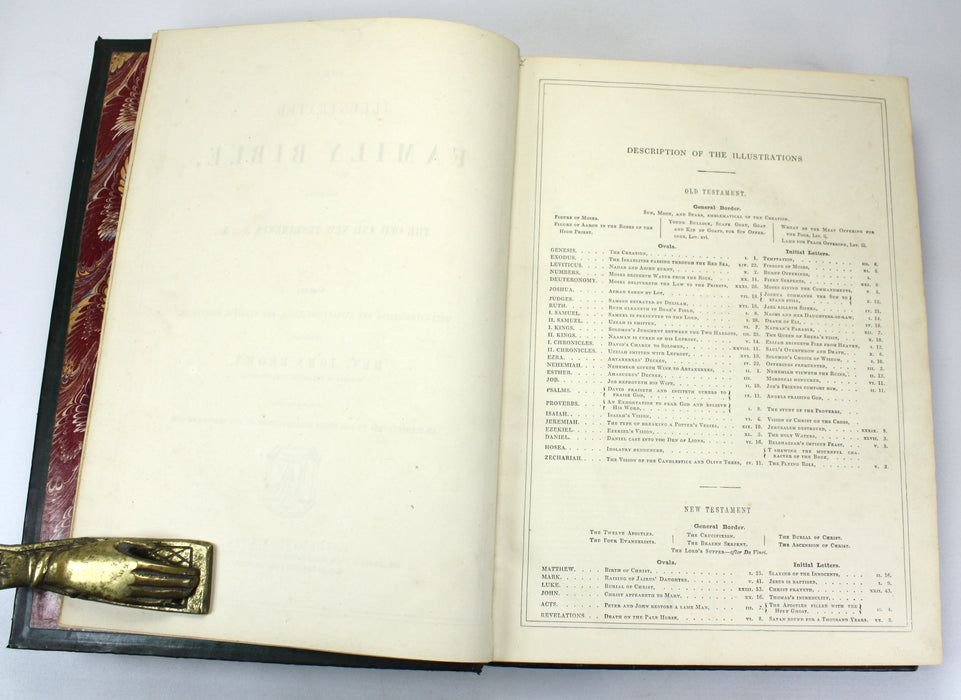 The Illustrated Family Bible, Containing The Old and New Testaments, Rev. John Brown, Fullarton, c. 1860