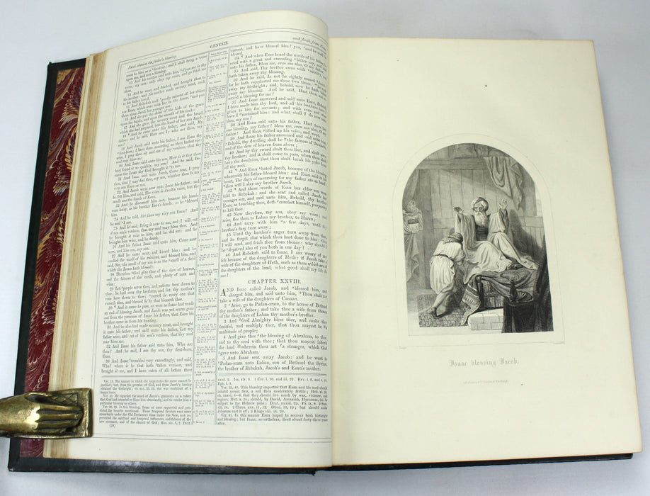 The Illustrated Family Bible, Containing The Old and New Testaments, Rev. John Brown, Fullarton, c. 1860