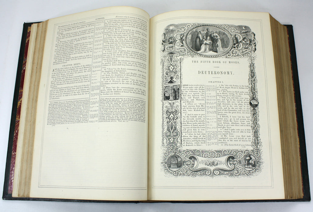 The Illustrated Family Bible, Containing The Old and New Testaments, Rev. John Brown, Fullarton, c. 1860