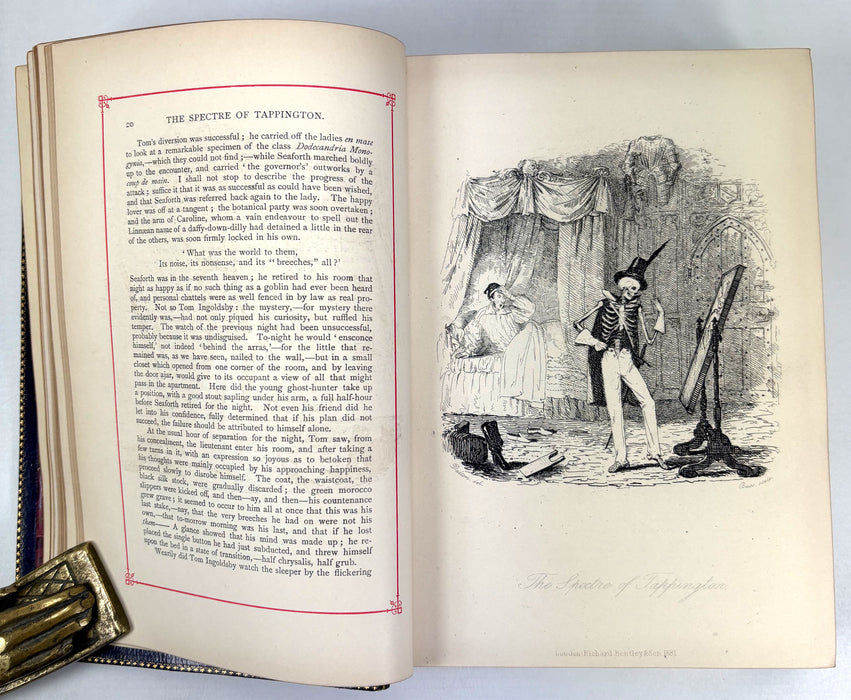 The Ingoldsby Legends, or Mirth and Marvels, by Thomas Ingoldsby, Carmine Edition, 1887