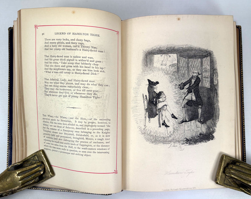 The Ingoldsby Legends, or Mirth and Marvels, by Thomas Ingoldsby, Carmine Edition, 1887