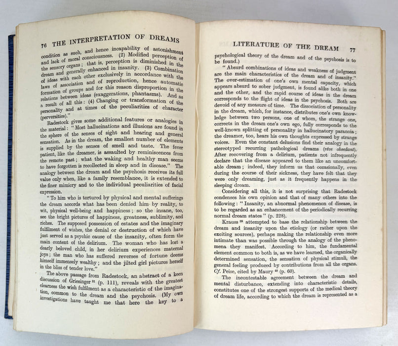 The Interpretation of Dreams, by Sigmund Freud. George Allen & Unwin, January 1921