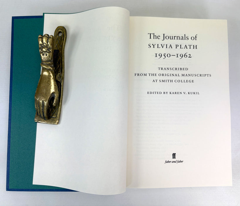 The Journals of Sylvia Plath 1950-1962, edited by Karen V. Kukil, Faber and Faber, 2000