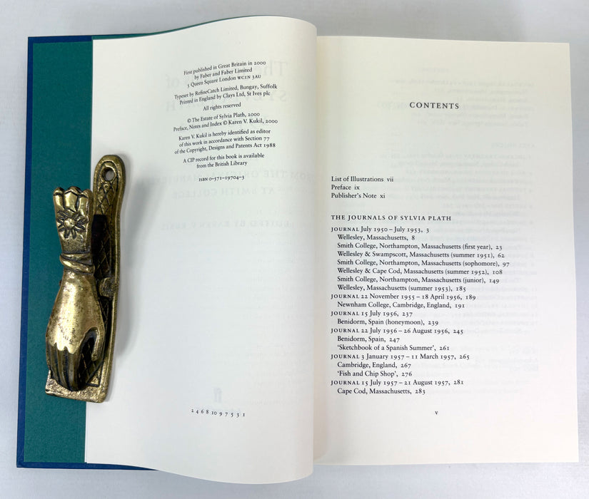 The Journals of Sylvia Plath 1950-1962, edited by Karen V. Kukil, Faber and Faber, 2000