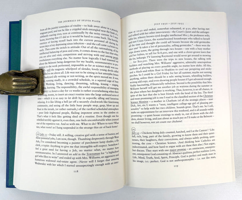 The Journals of Sylvia Plath 1950-1962, edited by Karen V. Kukil, Faber and Faber, 2000