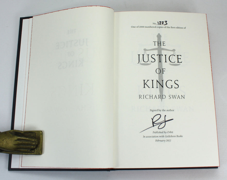 The Justice of Kings, Richard Swan, signed, numbered limited edition, 2022