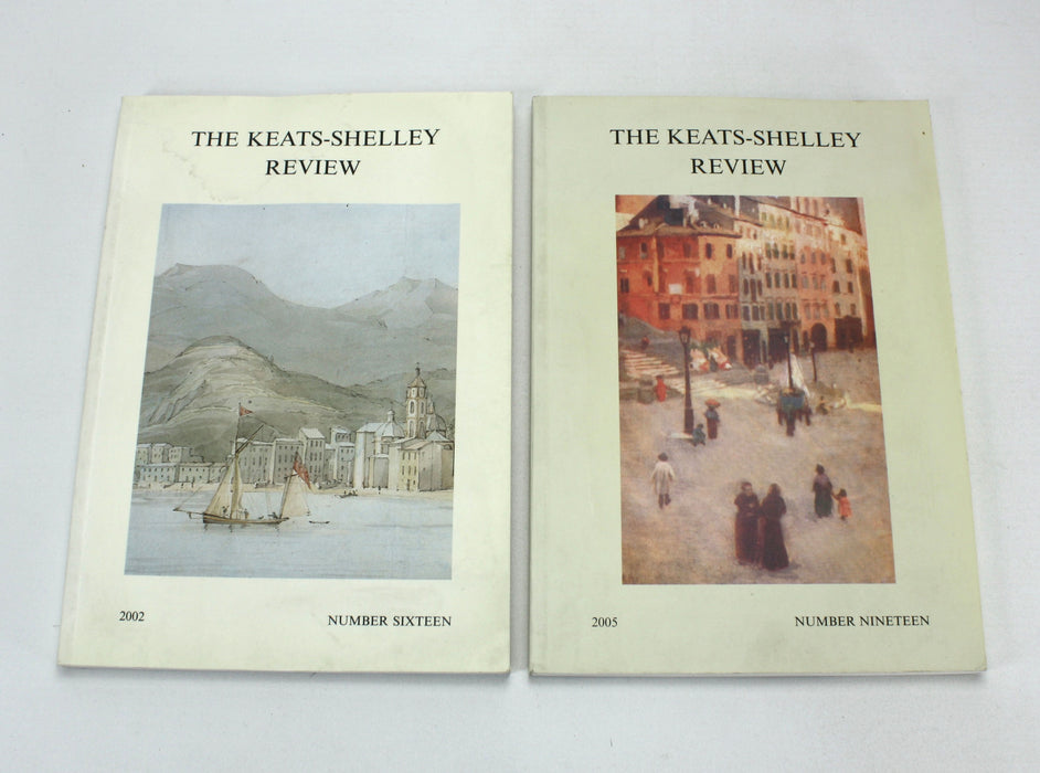 The Keats Shelley Review, 13 issues from the library of William St Clair (1988-2005)