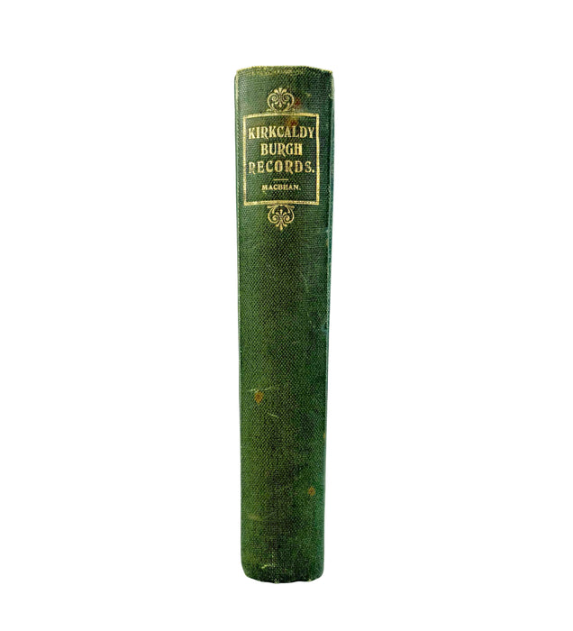 The Kirkcaldy Burgh Records, L. Macbean, 1908, numbered limited edition