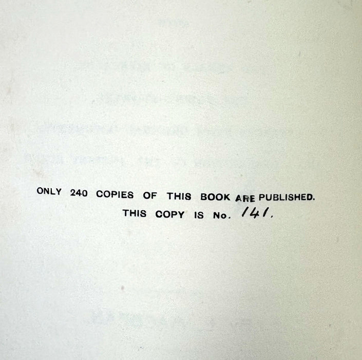 The Kirkcaldy Burgh Records, L. Macbean, 1908, numbered limited edition