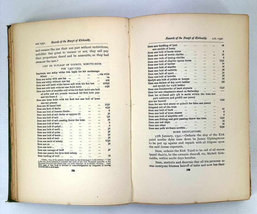 The Kirkcaldy Burgh Records, L. Macbean, 1908, numbered limited edition
