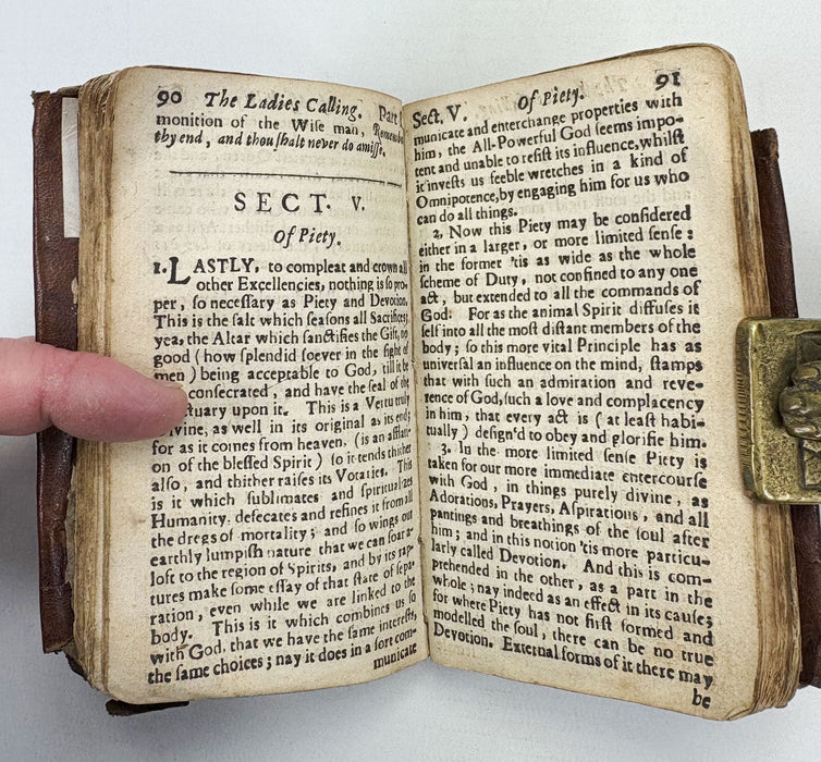 The Ladies Calling, anon, but attributed to Richard Allestree, first Scottish edition, 1675 Edinburgh printing by James Glen