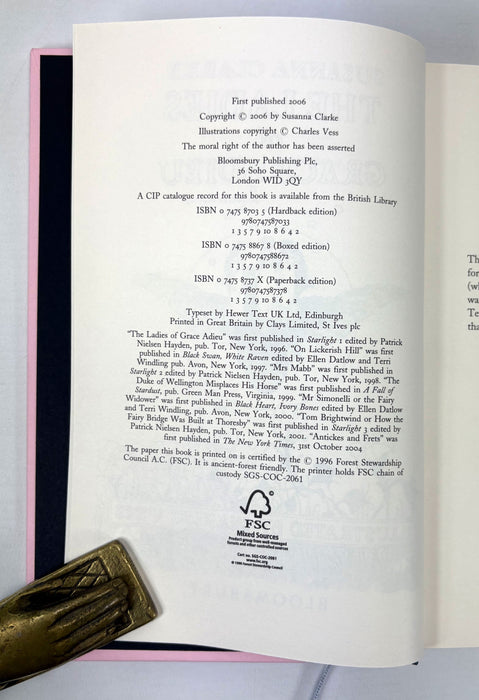 The Ladies of Grace Adieu, and other stories, Susanna Clarke, 2006. Slipcase edition.