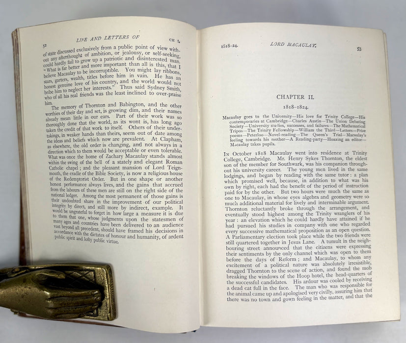 The Life and Letters of Lord Macaulay, Sir George Otto Trevelyan, 1888