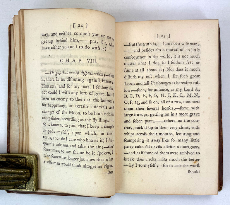 The Life and Opinions of Tristram Shandy, Gentleman, Vol. I. By Laurence Sterne, 1767.