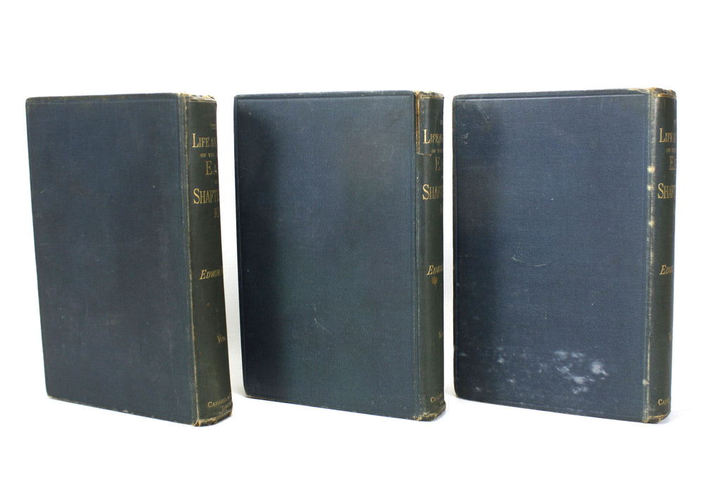 The Life and Work of the Seventh Earl of Shaftesbury, K.G., Edwin Hodder, 3 Volume set, 1886