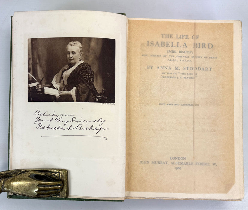 The Life of Isabella Bird (Mrs. Bishop), by Anna M. Stoddart. Published by John Murray, 1907