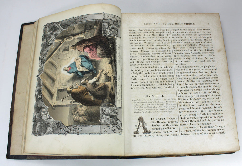 The Life of Our Lord and Saviour Jesus Christ, Revd. John Fleetwood, A. H. Payne, J. Hagger. Hand coloured plates.