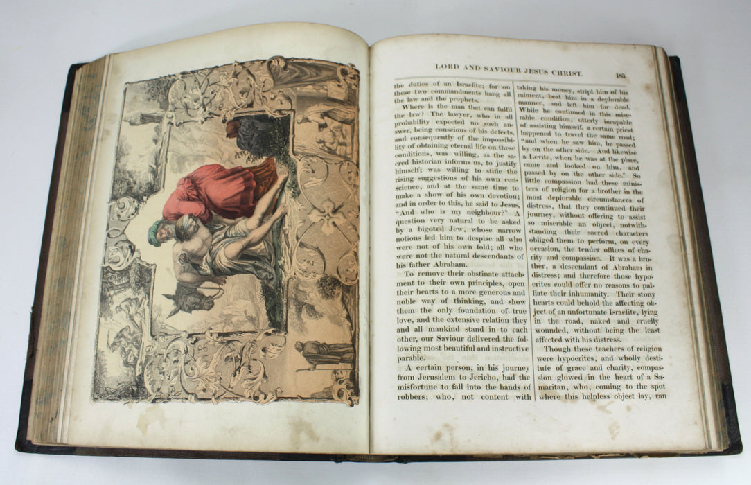 The Life of Our Lord and Saviour Jesus Christ, Revd. John Fleetwood, A. H. Payne, J. Hagger. Hand coloured plates.