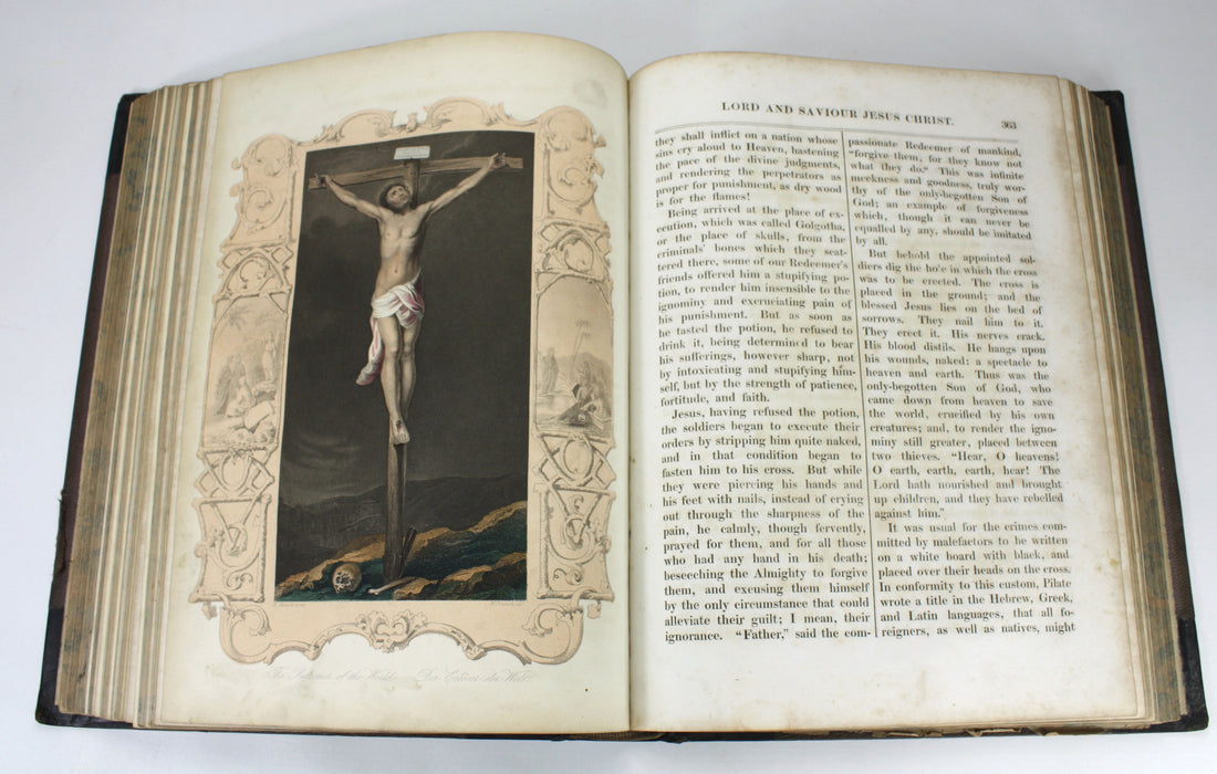 The Life of Our Lord and Saviour Jesus Christ, Revd. John Fleetwood, A. H. Payne, J. Hagger. Hand coloured plates.