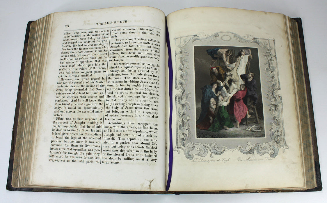 The Life of Our Lord and Saviour Jesus Christ, Revd. John Fleetwood, A. H. Payne, J. Hagger. Hand coloured plates.