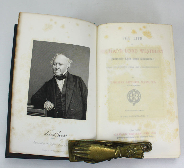 The Life of Richard Lord Westbury, formerly Lord High Chancellor, Thomas Arthur Nash, 1888