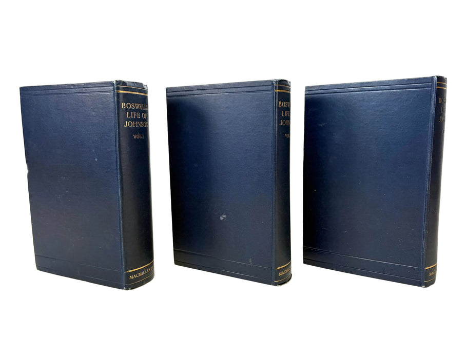 The Life of Samuel Johnson, LL.D., by James Boswell. In Three Vols. Macmillan, 1912