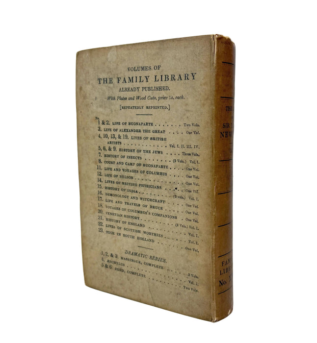 The Life of Sir Isaac Newton, by David Brewster. John Murray, 1831