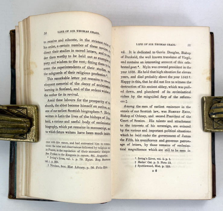 The Life of Sir Thomas Craig of Riccarton. With Biographical Sketches of the most Eminent Legal Characters..., by Patrick Fraser Tytler. W & C Tait, Edinburgh, 1823