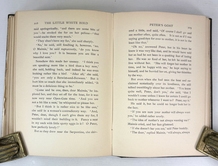 The Little White Bird, by J. M. Barrie (first appearance of Peter Pan), Hodder and Stoughton, 1902 first edition