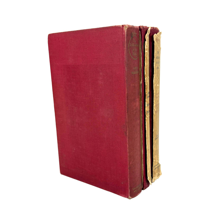 The Lord of The Rings, J.R.R. Tolkien; 1st edition set, 1956-57, 5th, 4th & 3rd impressions