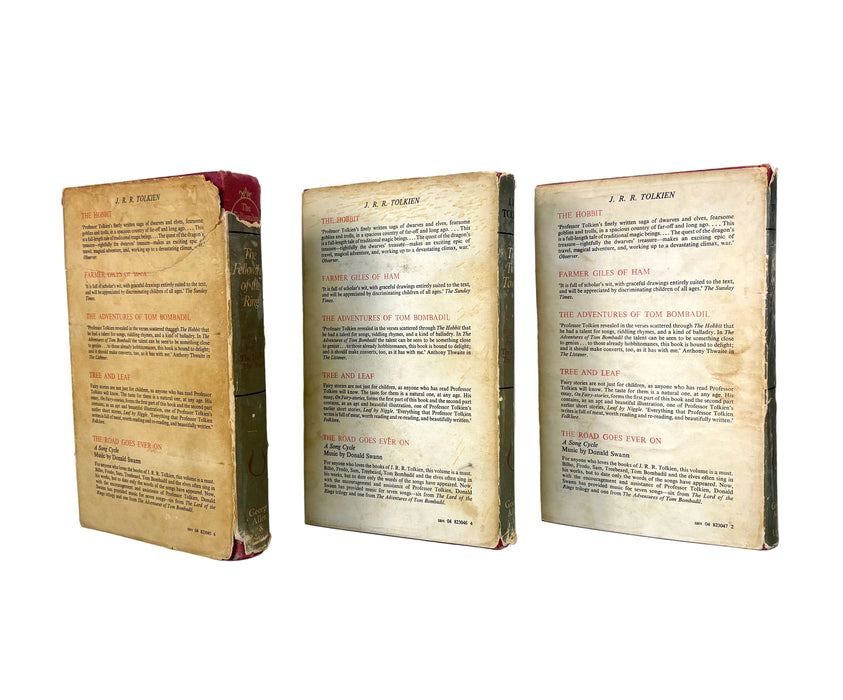 The Lord of The Rings, J.R.R. Tolkien; 2nd edition set; all 3rd impressions, 1968
