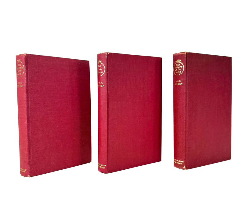 The Lord of The Rings, J.R.R. Tolkien; 2nd edition set; all 3rd impressions, 1968