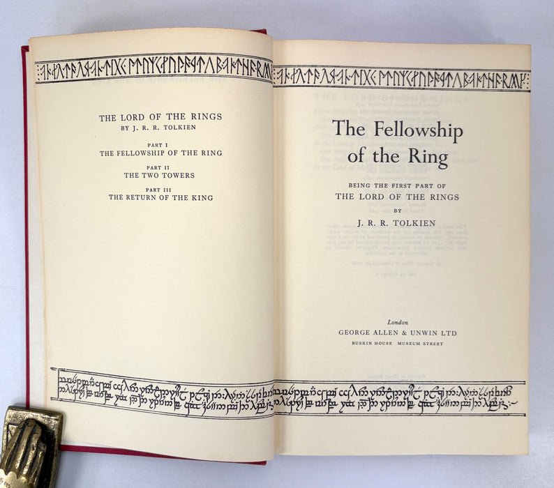 The Lord of The Rings, J.R.R. Tolkien; 2nd edition set; all 3rd impressions, 1968