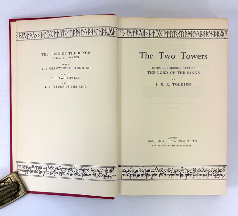 The Lord of The Rings, J.R.R. Tolkien; 2nd edition set; all 3rd impressions, 1968