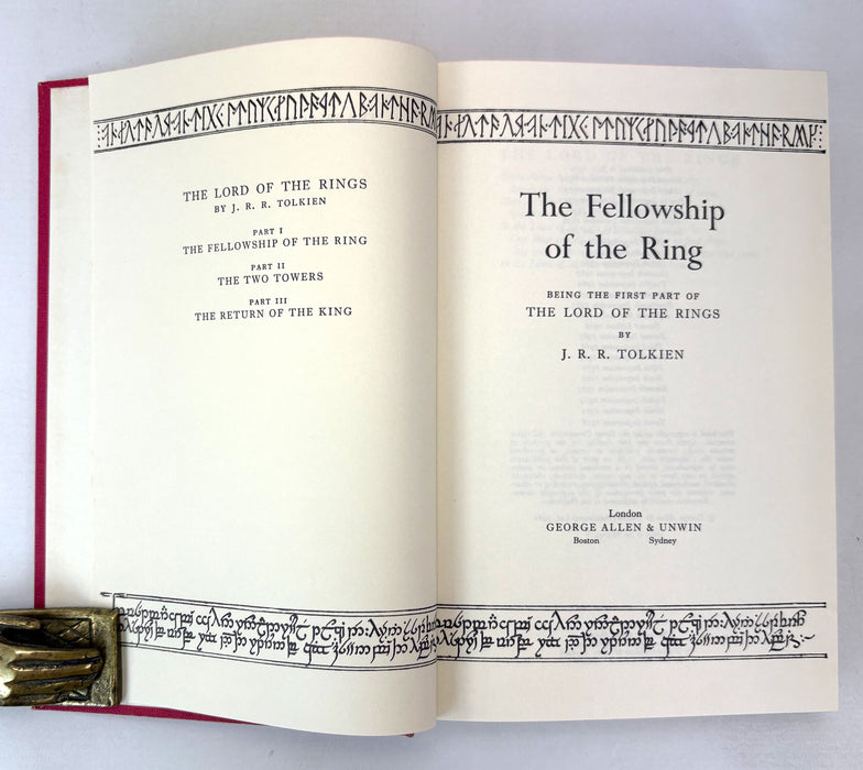 The Lord of The Rings, J.R.R. Tolkien; Revised Second Edition, 1974-1978