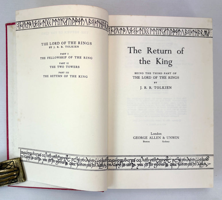 The Lord of The Rings, J.R.R. Tolkien; Revised Second Edition, 1974-1978