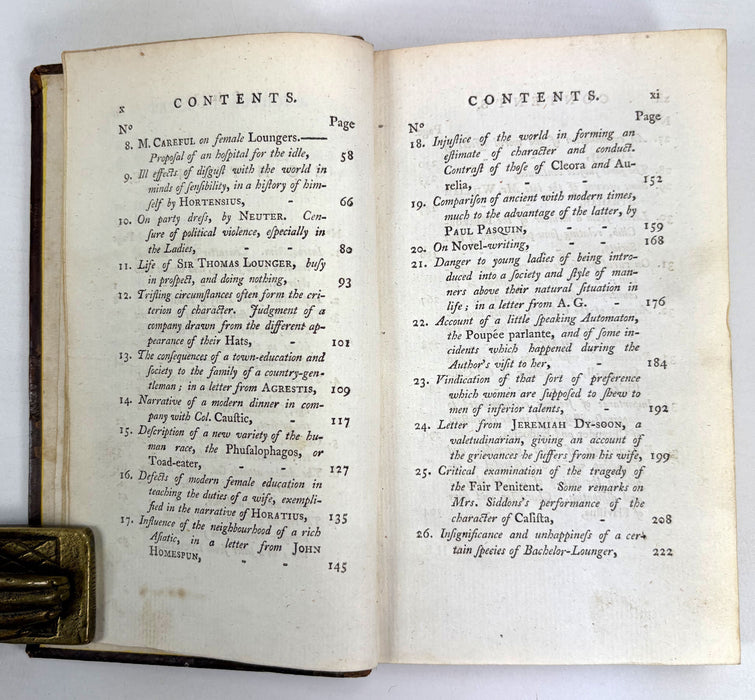 The Lounger. A Periodical Paper, Published at Edinburgh in the Years 1785 and 1786, by the Authors of the Mirror, 1794, 2 Vols.