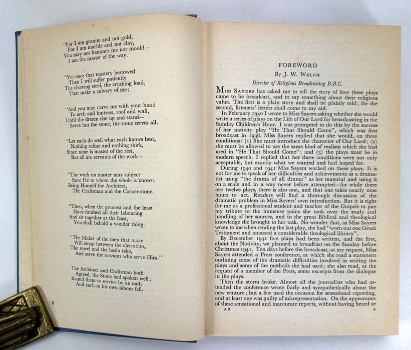 The Man Born To Be King, Dorothy L. Sayers, Gollancz, 1943