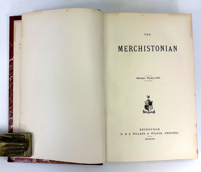 The Merchistonian, Volume Thirty-fifth, 1908