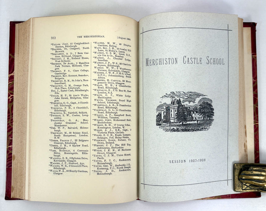 The Merchistonian, Volume Thirty-fifth, 1908