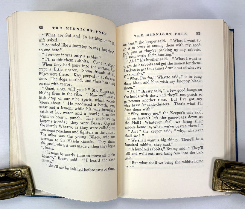 The Midnight Folk, A Novel, by John Masefield, 1927 first edition