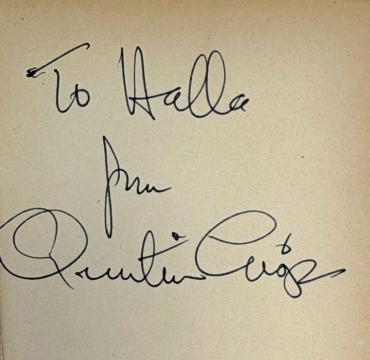 The Naked Civil Servant, Quentin Crisp, Signed Copy