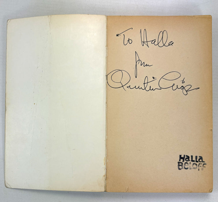 The Naked Civil Servant, Quentin Crisp, Signed Copy