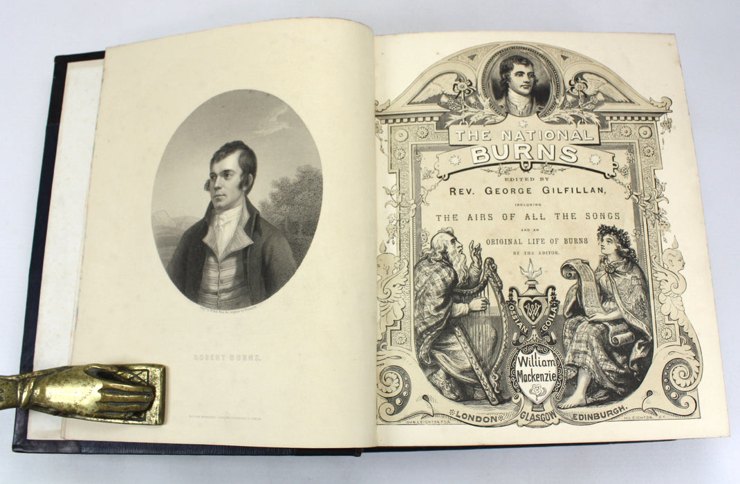 The National Burns, Including The Airs of All the Songs and an Original Life of Burns, Rev. George Gilfillan, William Mackenzie, c. 1880