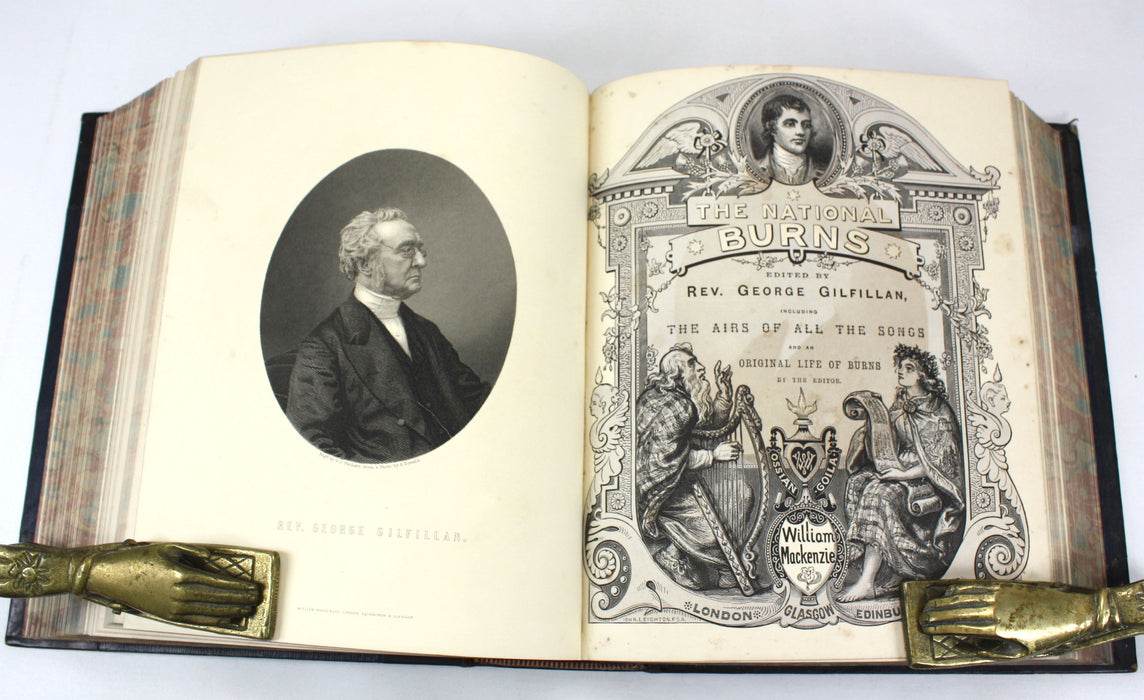 The National Burns, Including The Airs of All the Songs and an Original Life of Burns, Rev. George Gilfillan, William Mackenzie, c. 1880