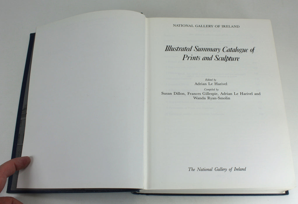 The National Gallery of Ireland; Illustrated Summary of Prints and Sculpture, Adrian Le Harivel, 1988