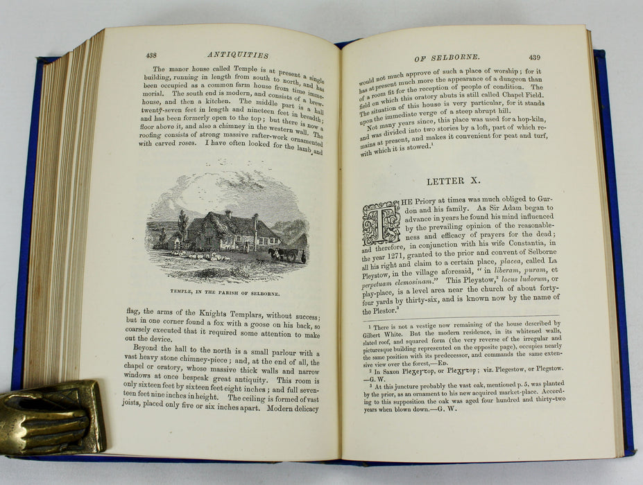 The Natural History and Antiquities of Selborne, Gilbert White, Illustrated by Thomas Bewick, Bickers and Son, 1875
