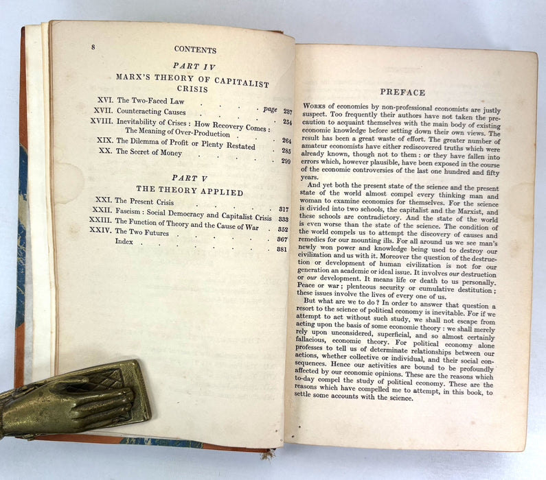 The Nature of Capitalist Crisis, John Strachey, Victor Gollancz, 1935
