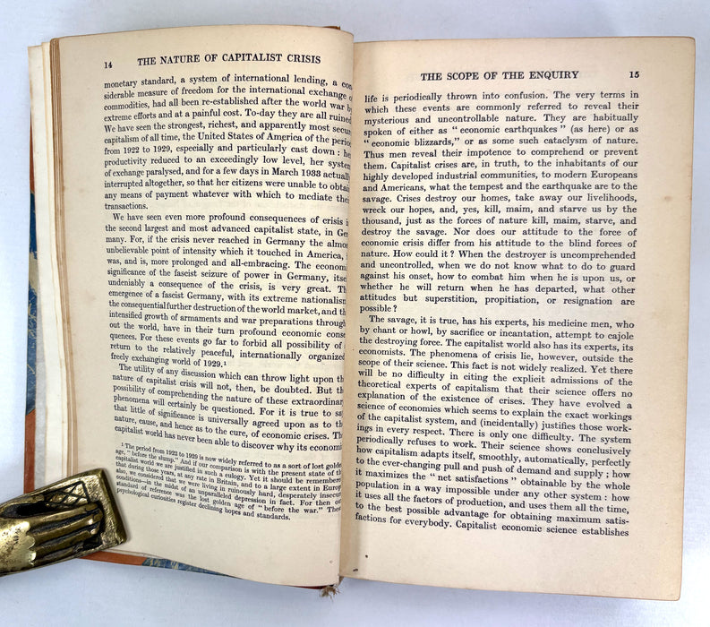 The Nature of Capitalist Crisis, John Strachey, Victor Gollancz, 1935